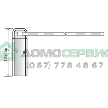 Схема автоматического шлагбаума Gant 306